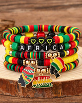Juneteenth Multi-Layer Beaded Bracelet