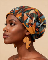 African Tribal Women Art Beanie Hat