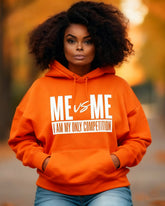 Me Vs Me I Am Only Competition Long-sleeved Hoodies