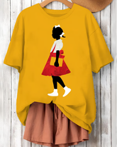 Black Girl Ruby Bridges Crew Neck Short Sleeve Tshirt