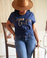 Brown Skin Girl Short Sleeve T-shirt