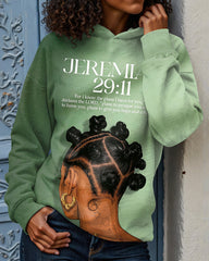 Christian Brown Girl Long-sleeved Hoodies