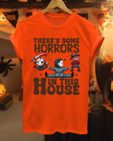 Vintage Horror Night Halloween Movies 100% Cotton Crew Neck Short Sleeve Tshirt