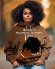 Stay On Your P's... Long-sleeved Hoodie