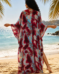 Tie-dye Gradient Cover-Up Dress