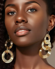 Round Personalized Hoop Earrings
