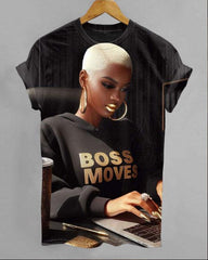 Black Girl Focuses On Herself Unisex Short Sleeve Tshirt