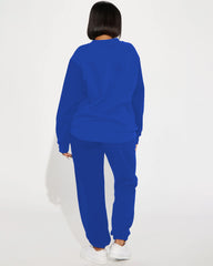 Nobody But God Crew Neck Sweatshirt Two Pieces Set