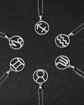 Silver 12 Constellation Necklace