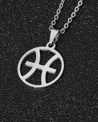 Silver 12 Constellation Necklace