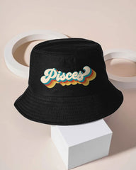 Retro Pisces Zodiac Street Fisherman Hat