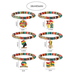 Juneteenth Simple Elastic Adjustable Bracelet