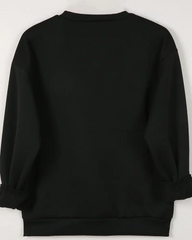 Halloween Horror Coffee Cotton Long Sleeve Sweatshirt