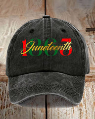 1865 Juneteenth Wash Baseball Cap