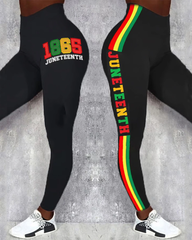 Juneteenth 1865 Print Leggings