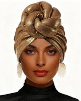 Women's African Headwrap Hat - Non-Stretchy Cultural Hairstyle