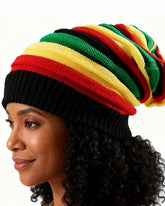 Reggae & Afro-Inspired Wool Knit Beanie