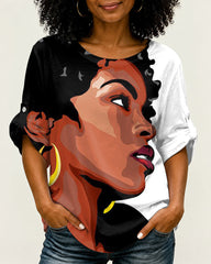 Lauryn Hill Digital Print Shirt