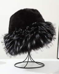 Autumn/Winter Mink Fur Bucket Hat
