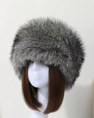 Faux Fox Fur Thickened Fur Without Top Hat Hair Band