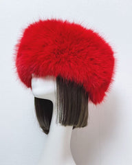 Faux Fox Fur Thickened Fur Without Top Hat Hair Band