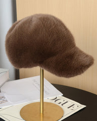 Warm Plush Baseball Cap