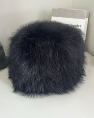 Faux Fox Fur Thickened Thermal Beanie Hat