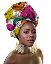 Traditional Ankara Printed Headscarf