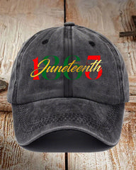 1865 Juneteenth Wash Baseball Cap