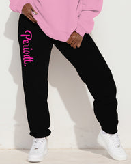 Black Girl Portrait Sweatshirt Two Pieces Set