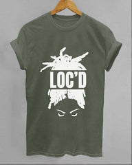 Locs Afro Woman Round Neck Short Sleeve Shirt