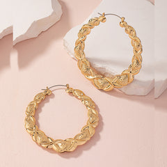 Bohemian Style Large Hoop Earrings