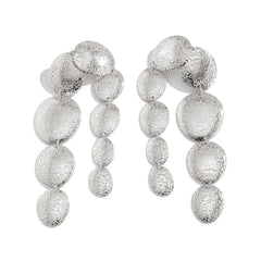 Geometric Oval Earrings