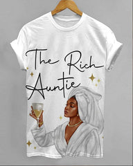 The Rich Auntie Unisex Short Sleeve Tshirt