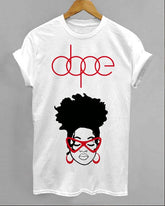 Dope Afro Women Unisex Short Sleeve Tshirt
