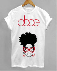 Dope Afro Women Unisex Short Sleeve Tshirt