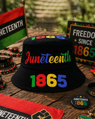 Juneteenth Bucket Hat Travel Beach Sun Hat Fashion Caps Fisherman Hat