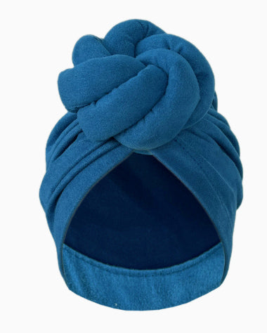 Solid Color 3D Braided Knotted Turban Hat
