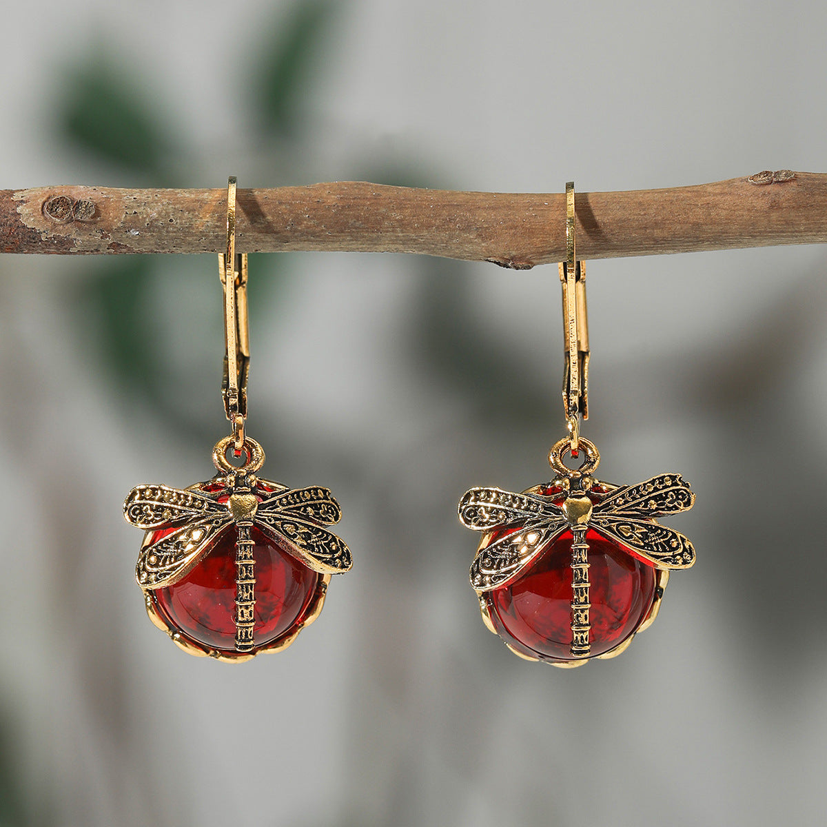 Bohemian Dragonfly Earrings