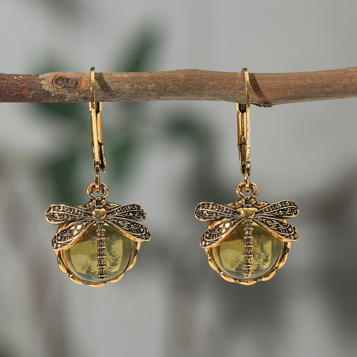 Bohemian Dragonfly Earrings