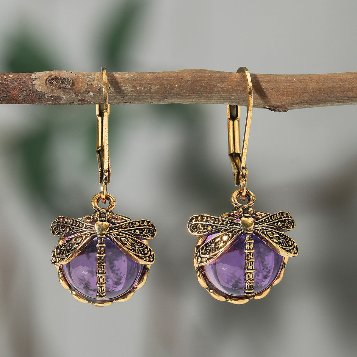 Bohemian Dragonfly Earrings