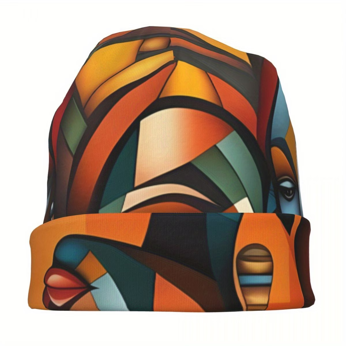 African Tribal Women Art Beanie Hat