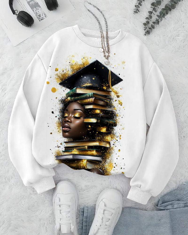 Dreams Powered by Golden Knowledge Crewneck Sweatshirt