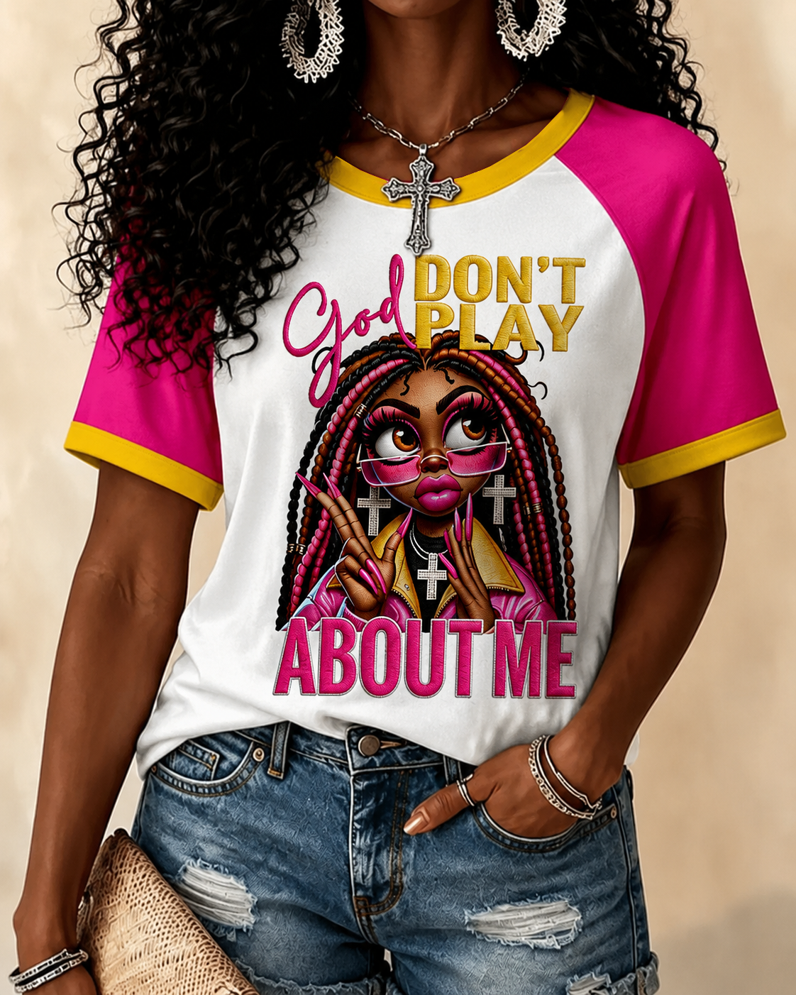Christian Jesus Crew Neck Short Sleeve Tshirt