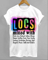 Locs Mixed with Good Things Unisex Short Sleeve Tshirt