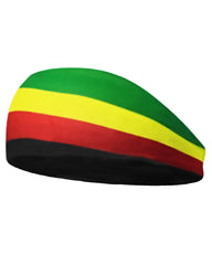Reggae Color-Stripe Stretch Headband