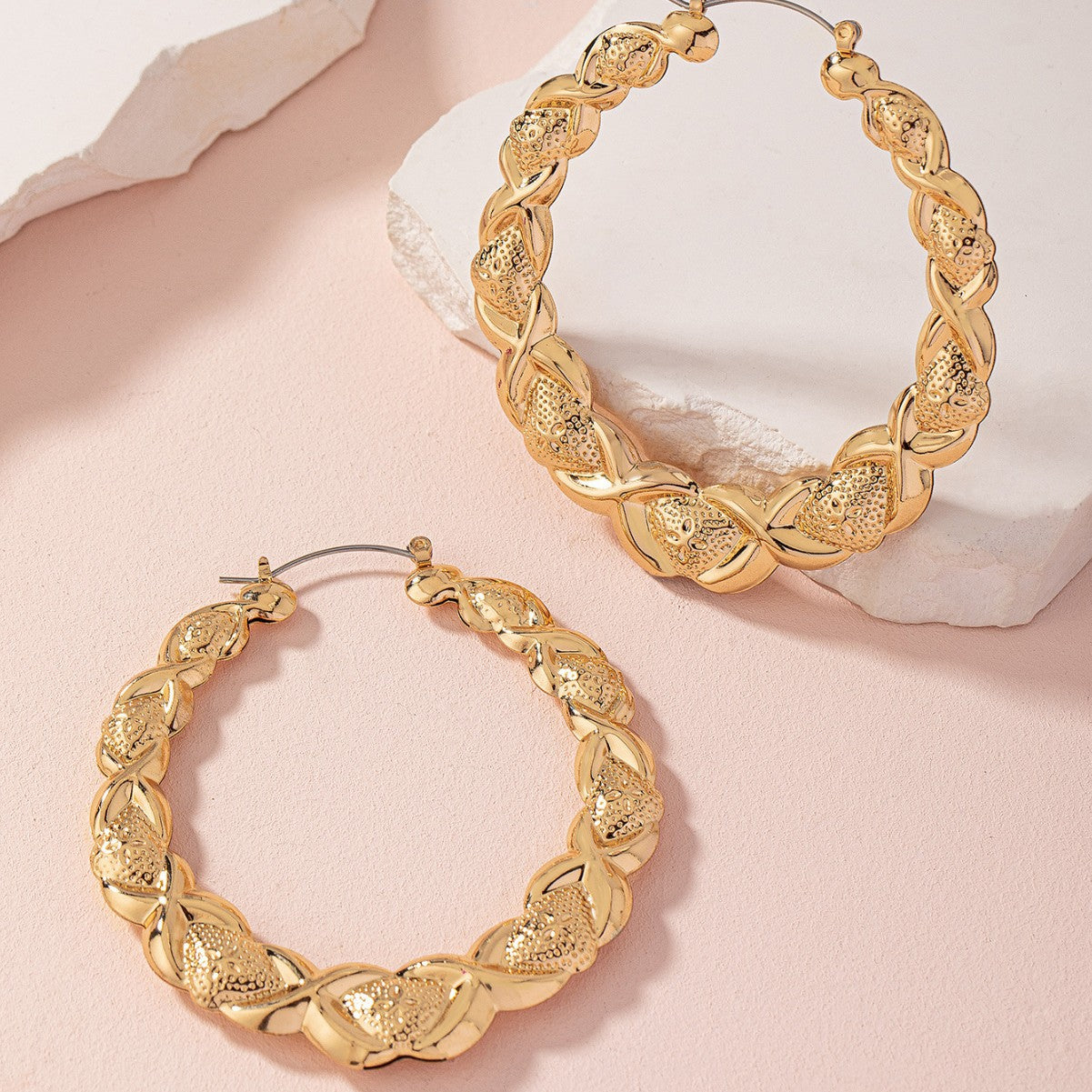 Bohemian Style Large Hoop Earrings