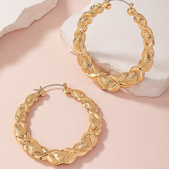 Bohemian Style Large Hoop Earrings