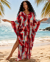 Tie-dye Gradient Cover-Up Dress