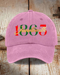 1865 Juneteenth Wash Baseball Cap